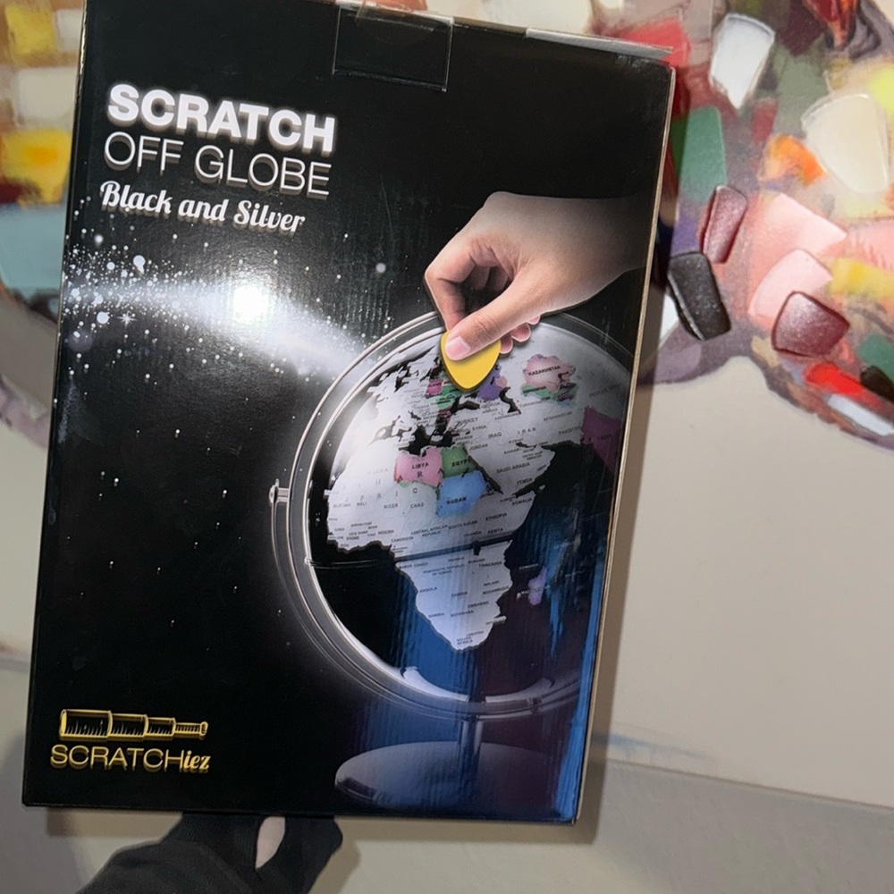 Scratch Off Globe - BRAND NEW IN BOX!